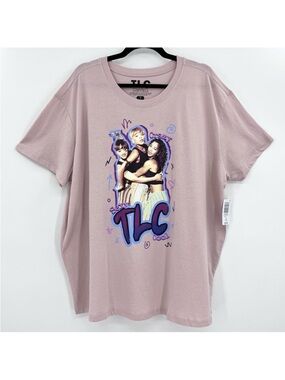 NWT Torrid 1 TLC 90’s R&B Graphic Crewneck Relaxed Fit Tee 1X (14/16)